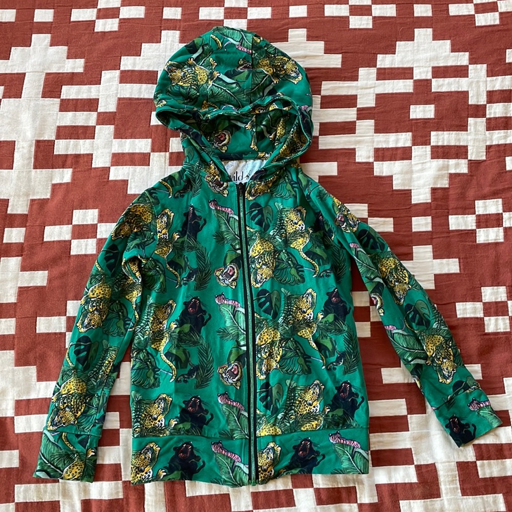 Vild House of Little Organic Cotton Wildcat Hoodie